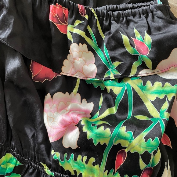 Kite and Butterfly Wild Rose Silk Rio Maxi Dress - XS - Picture 3 of 9